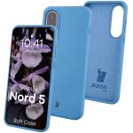 Carcasa Bizon Soft compatibila cu OnePlus Nord 5, Albastru 3 - lerato.ro