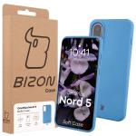 Carcasa Bizon Soft compatibila cu OnePlus Nord 5, Albastru 8 - lerato.ro