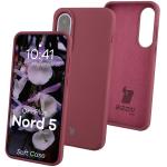 Carcasa Bizon Soft compatibila cu OnePlus Nord 5, Dark Purple 3 - lerato.ro