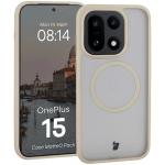 Kit protectie 2 in 1 BizonMobile, Carcasa Bizon MatteO si Folie sticla securizata Bizon Glass Edge, compatibil cu OnePlus 15, Bej 4 - lerato.ro