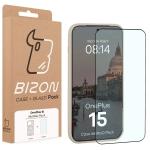 Kit protectie 2 in 1 BizonMobile, Carcasa Bizon MatteO si Folie sticla securizata Bizon Glass Edge, compatibil cu OnePlus 15, Bej 10 - lerato.ro