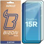 Set 2 folii sticla securizata Bizon Glass Edge Duo compatibile cu OnePlus 15R, Negru 2 - lerato.ro