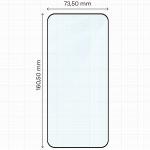 Set 2 folii sticla securizata Bizon Glass Edge Duo compatibile cu OnePlus 15R, Negru 3 - lerato.ro