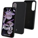 Carcasa Bizon Soft compatibila cu OnePlus Nord 5, Negru 3 - lerato.ro