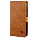 Husa flip cover Bizon Pocket compatibila cu OnePlus Nord 5, Maro 4 - lerato.ro