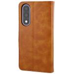 Husa flip cover Bizon Pocket compatibila cu OnePlus Nord 5, Maro 5 - lerato.ro