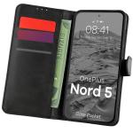 Husa flip cover Bizon Pocket compatibila cu OnePlus Nord 5, Negru 3 - lerato.ro