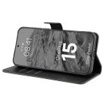 Husa flip cover Bizon Pocket compatibila cu OnePlus 15, Negru 6 - lerato.ro