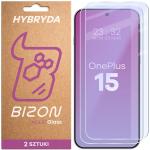 Set 2 folii sticla hibrid Bizon Glass Mule Duo compatibile cu OnePlus 15, Transparent 2 - lerato.ro