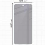 Folie sticla hibrid Bizon Glass Mule Shadow Privacy compatibila cu OnePlus Nord 5, Negru 3 - lerato.ro