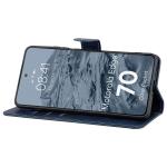 Husa flip cover Bizon Pocket compatibila cu Motorola Edge 70, Navy Blue 6 - lerato.ro