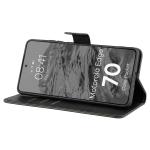 Husa flip cover Bizon Pocket compatibila cu Motorola Edge 70, Negru 6 - lerato.ro