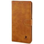 Husa flip cover Bizon Pocket compatibila cu Motorola Edge 70, Maro 4 - lerato.ro