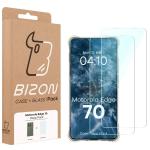 Kit protectie 3 in 1 BizonMobile Clear Pack, Carcasa Bizon Salpa si 2 folii sticla Bizon Glass Clear 2, compatibil cu Motorola Edge 70, Transparent 10 - lerato.ro