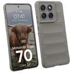 Carcasa Bizon Tur compatibila cu Motorola Edge 70, Light Grey 3 - lerato.ro