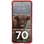 Carcasa Bizon Tur compatibila cu Motorola Edge 70, Rosu 6 - lerato.ro