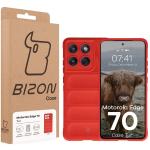Carcasa Bizon Tur compatibila cu Motorola Edge 70, Rosu 9 - lerato.ro