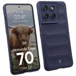 Carcasa Bizon Tur compatibila cu Motorola Edge 70, Dark Blue 3 - lerato.ro