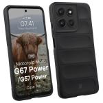 Carcasa Bizon Tur compatibila cu Motorola Moto G57 Power / G67 Power, Negru 3 - lerato.ro