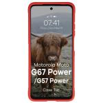 Carcasa Bizon Tur compatibila cu Motorola Moto G57 Power / G67 Power, Rosu 6 - lerato.ro