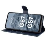 Husa flip cover Bizon Pocket compatibila cu Motorola Moto G57 Power / G67 Power, Navy Blue 6 - lerato.ro