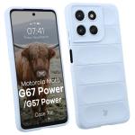 Carcasa Bizon Tur compatibila cu Motorola Moto G57 Power / G67 Power, Light Blue 3 - lerato.ro