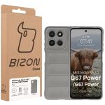 Carcasa Bizon Tur compatibila cu Motorola Moto G57 Power / G67 Power, Light Grey 9 - lerato.ro