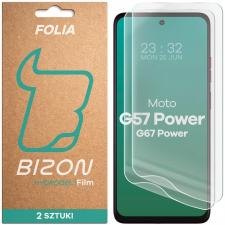 Folii protectie Motorola Moto G57 Power, Set 2 folii protectie Bizon Film Hydrogel compatibile cu Motorola Moto G57 Power / G67 Power, Transparent, lerato.ro