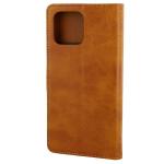 Husa flip cover Bizon Pocket compatibila cu Motorola Moto G57 Power / G67 Power, Maro 5 - lerato.ro