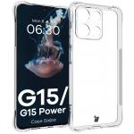 Carcasa Bizon Salpa compatibila cu Motorola Moto G15 / G15 Power, Transparent 3 - lerato.ro
