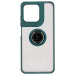 Carcasa Bizon Hybrid Ring compatibila cu Motorola Moto G15 / G15 Power, Verde 2 - lerato.ro