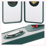 Carcasa Bizon Hybrid Ring compatibila cu Motorola Moto G15 / G15 Power, Verde 5 - lerato.ro