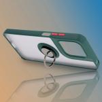 Carcasa Bizon Hybrid Ring compatibila cu Motorola Moto G15 / G15 Power, Verde 7 - lerato.ro