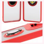 Carcasa Bizon Hybrid Ring compatibila cu Motorola Moto G15 / G15 Power, Rosu 5 - lerato.ro