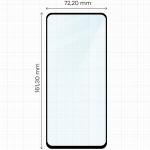 Folie sticla securizata Bizon Glass Edge 2 compatibila cu Motorola Moto G15 / G15 Power / G05 / E15, Negru 3 - lerato.ro