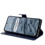 Husa flip cover Bizon Pocket compatibila cu Motorola Moto G15 / G15 Power / G05, Navy Blue 6 - lerato.ro