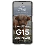 Carcasa Bizon Tur compatibila cu Motorola Moto G15 / G15 Power, Light Grey 6 - lerato.ro