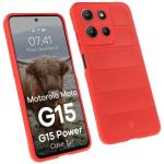 Carcasa Bizon Tur compatibila cu Motorola Moto G15 / G15 Power, Rosu 3 - lerato.ro