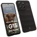 Carcasa Bizon Tur compatibila cu Motorola Moto G15 / G15 Power, Negru 3 - lerato.ro