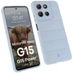 Carcasa Bizon Tur compatibila cu Motorola Moto G15 / G15 Power, Light Blue 3 - lerato.ro