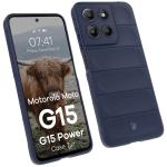 Carcasa Bizon Tur compatibila cu Motorola Moto G15 / G15 Power, Dark Blue 3 - lerato.ro