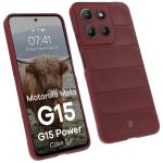 Carcasa Bizon Tur compatibila cu Motorola Moto G15 / G15 Power, Dark Purple 3 - lerato.ro