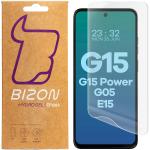 Set 2 folii protectie Bizon Glass Hydrogel compatibile cu Motorola Moto G15 / G15 Power / G05 / E15, Transparent 2 - lerato.ro