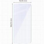 Folie sticla hibrid Bizon Glass Mule compatibila cu Motorola G15 / G15 Power / E15, Transparent 4 - lerato.ro