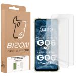 Kit protectie 3 in 1 BizonMobile Clear Pack, Carcasa Bizon Salpa si 2 folii Bizon Glass Hydrogel, compatibil cu Motorola Moto G06 4G / G06 Power 4G, Transparent 10 - lerato.ro