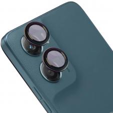Folii protectie Motorola Moto G06, Folie sticla securizata camera foto Bizon Glass Snap Lens compatibila cu Motorola Moto G06 4G / G06 Power 4G, Negru, lerato.ro