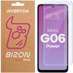 Folie sticla hibrid Bizon Glass Mule compatibila cu Motorola Moto G06 Power, Transparent 3 - lerato.ro