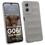 Carcasa Bizon Tur compatibila cu Motorola Moto G06 4G / G06 Power, Light Grey 3 - lerato.ro