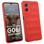 Carcasa Bizon Tur compatibila cu Motorola Moto G06 4G / G06 Power, Rosu 3 - lerato.ro