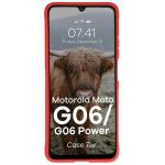 Carcasa Bizon Tur compatibila cu Motorola Moto G06 4G / G06 Power, Rosu 6 - lerato.ro